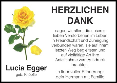 Traueranzeigen Von Lucia Egger Augsburger Allgemeine Zeitung