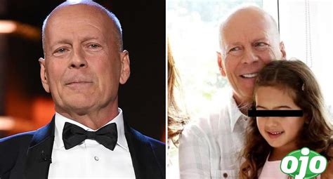 Bruce Willis es cuidado por su hija de 9 años y esto emociona a la