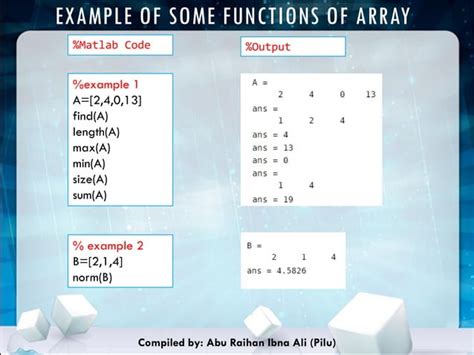 Matrices Arrays And Vectors In Matlab Ppt