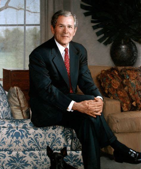 President George W Bush Portrait The Yale Club New York Portrait