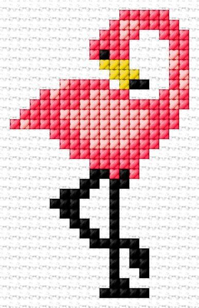 Flamingo Cross Stitch Designs