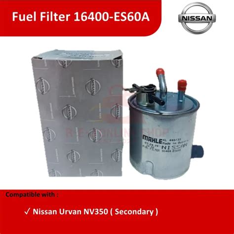 Fuel Filter 16400 Es60a Secondary For Nissan Urvan Nv350 Lazada Ph