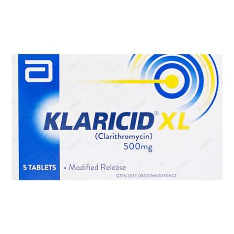 klaricid xl tablets 500mg