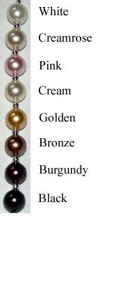 Custom Designed Jewelry Crystal Bead Color Chart