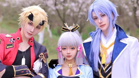 Genshin Impact group cosplay depicts Ayaka as third wheel | ONE Esports