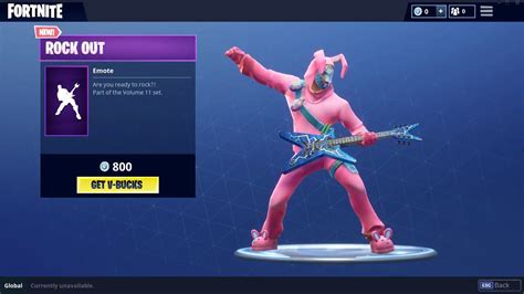 Rock Out Fortnite Battle Royale Emote Youtube