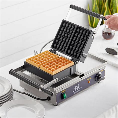 Carnival King Wbs Brussels Liege Style Belgian Waffle Maker V