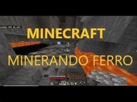 Minecraft Minerando Ferro Minecraft Youtube