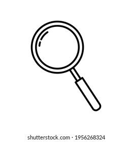 Illustration Search Icon Outline Style Stock Vector (Royalty Free) 1956268324 | Shutterstock