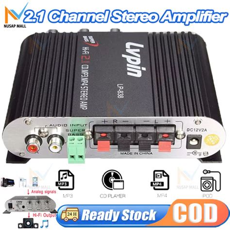 Lepy Mini Hifi Audio Stereo Power Amplifier Audio Karaoke Home Audio