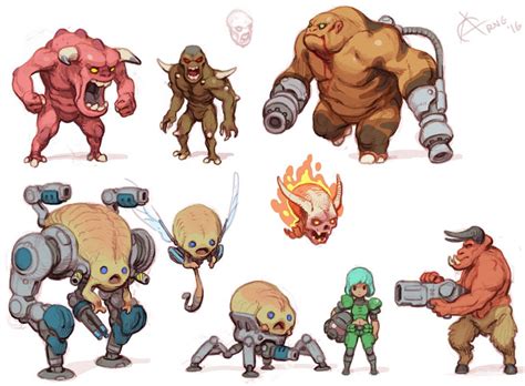 [DOOM] Chibi Art by 'AndroidArts' | Game character design, Character ...