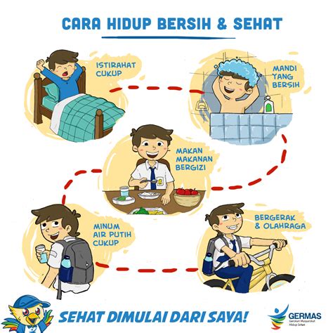 Gambar Kartun Hidup Sehat Koleksi Gambar