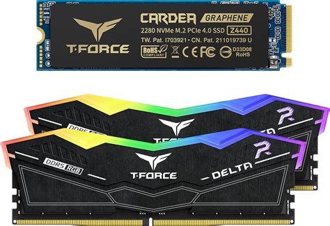 TEAMGROUP T Force Delta RGB DDR5 32GB Kit 2x16GB 5200MHz Desktop Memory