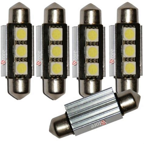 Led Siluro Mm Smd Canbus Lampade Bianco Luci Interno Targa Xenon