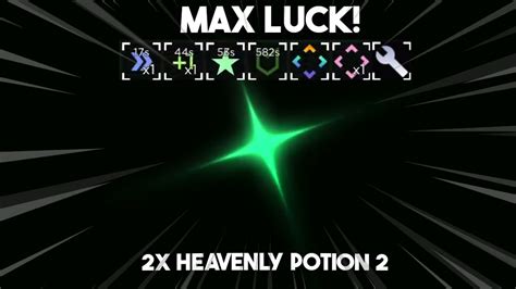 What I Got Using X Heavenly Potion Max Luck In Sol S Rng Youtube