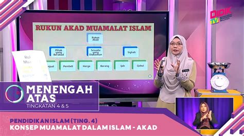 Menengah Atas 2022 Klip Pendidikan Islam Tingkatan 4 Konsep