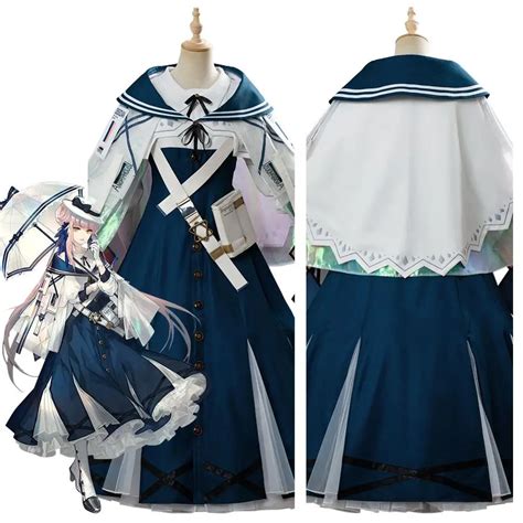 Game Arknights Cosplay Ceylon Costume Dress Full Set Women Girls