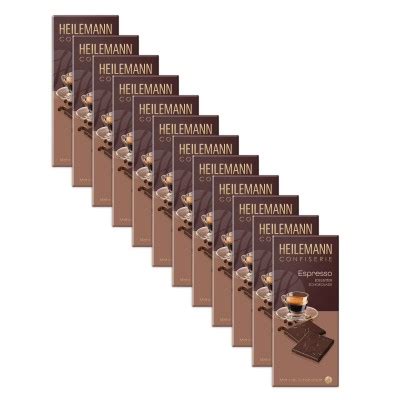 Heilemann Espresso Edelbitter Schokolade 80 G Viba Heilemann Shop