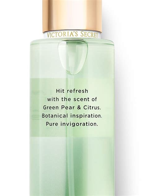 Victorias Secret Natural Beauty Fragrance Mist Green Pear And Citrus