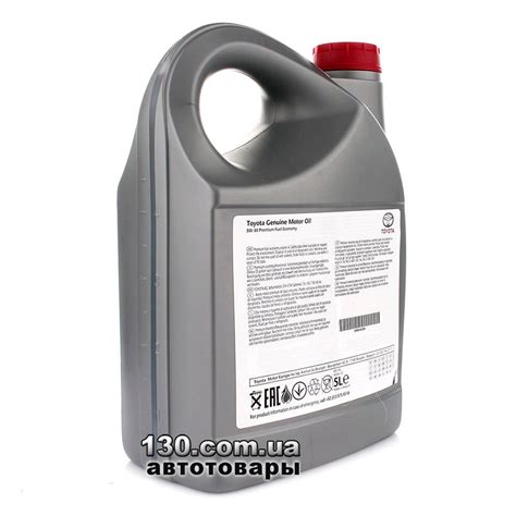 Toyota Premium Fuel Economy 5W-30 — synthetic motor oil — 5 l