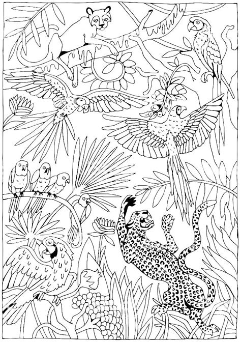 Jungle Animals Coloring Pages - Fun DIY Project for Kids