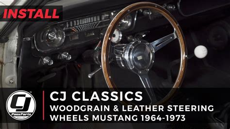 14 9 Bolt Gt350 Styled Woodgrain Steering Wheel Kit Cj Classics