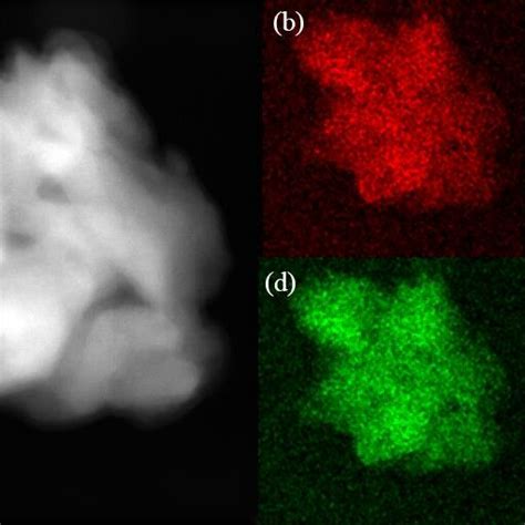 Tem Images With The Corresponding Elemental Mappings Of C Cu N