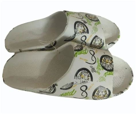 White Base Men Printed EVA Flip Flop Slipper At Rs 80 Pair In New