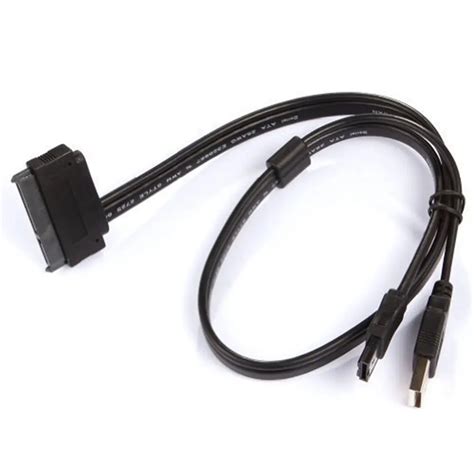 Usb Sata Cable Leadzoe Esata To Sata Cable Dual Power Pin Usb Esata