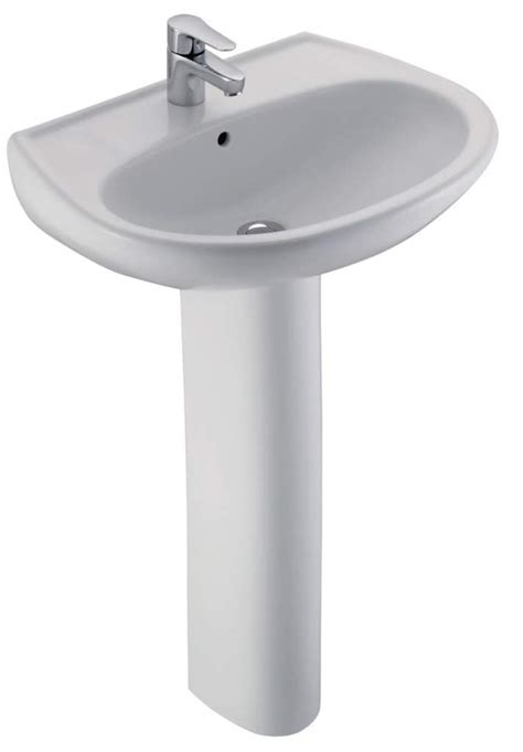 Colonne Pour Lavabo Brive Blanc Jacob Delafon Ref E444400 Leroy Merlin