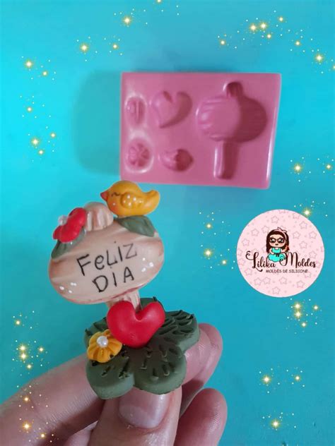 Molde Amor De Plaquinha Lilika Moldes De Silicone