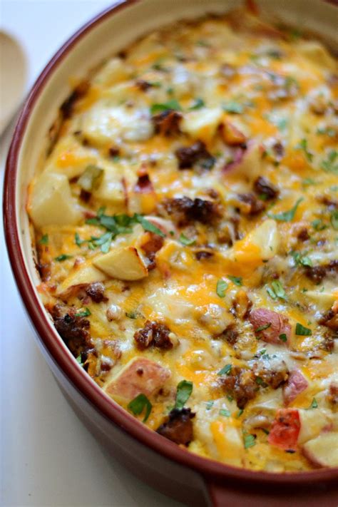 Sausage Egg Cheese Breakfast Casserole Overnight At Janet Rojo Blog