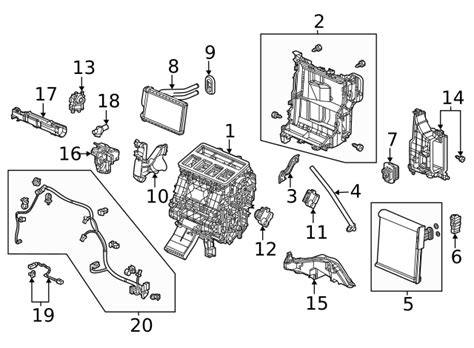 Heater Sub Assembly T A Honda Factory Parts