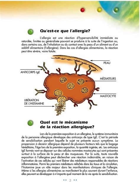 Table Des Mati Res Qu Est Ce Que L Allergie Quel Est Le M Canisme