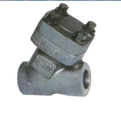 API Forged Y Type Check Valve A105 Forged Steel Threaded NPT Or Sw Weld