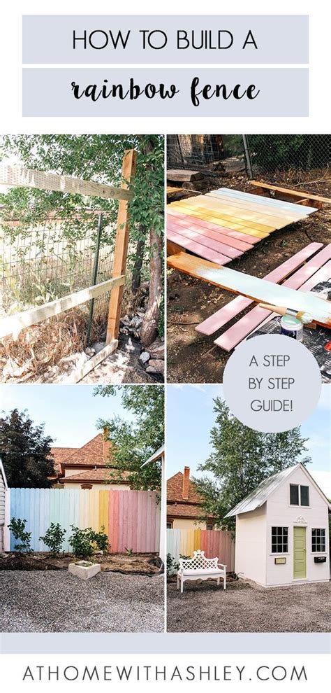 How To Build A Rainbow Privacy Fence Artofit