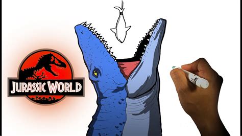 Cómo Dibujar Jurasssic World Mosasaurus