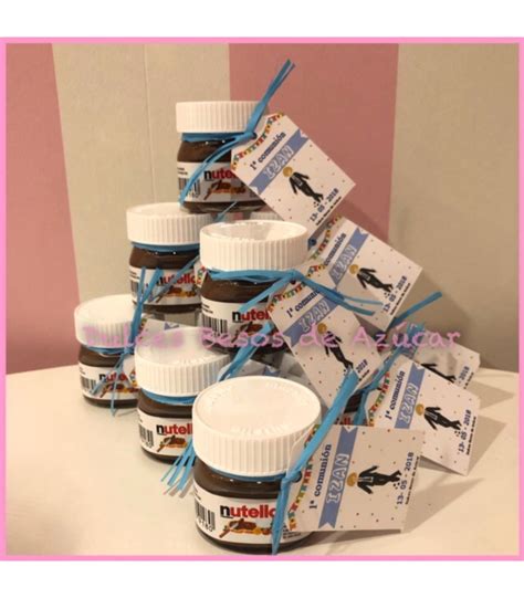 Mini Bote De Nutella Con Etiqueta Personalizada