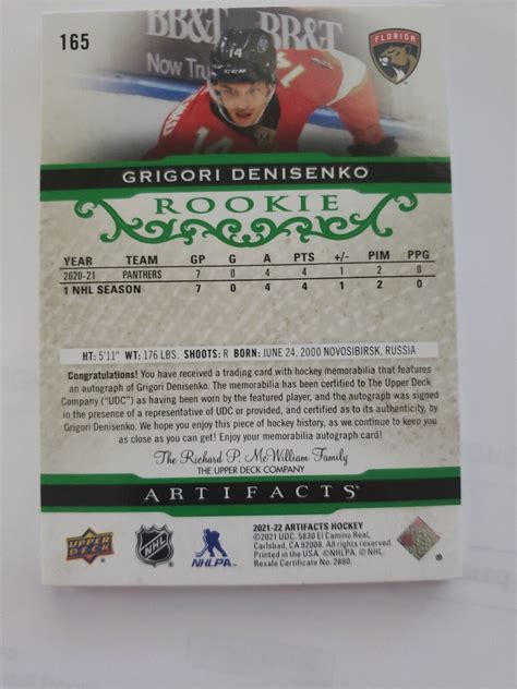 Artifacts Rookie Emerald Grigori Denisenko Rc Auto