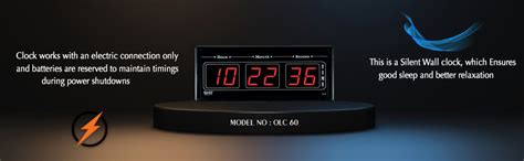 Buy Ajanta Quartz Digital Red Led Rectangle Wall Clock Cm X