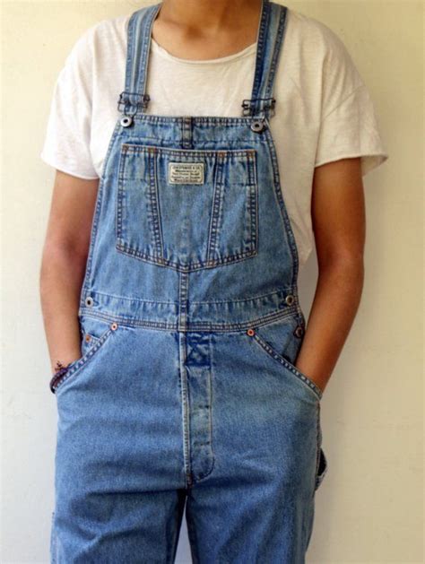 Levis Denim Overalls Vintage 80s Coveralls Blue Jean Etsy Overalls