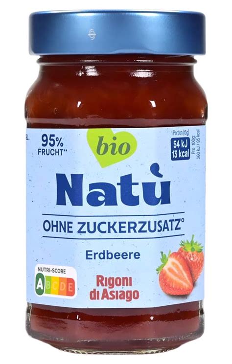 Rigoni Di Asiago Natu Erdbeere Aufstrich Bio Naturpur Shop