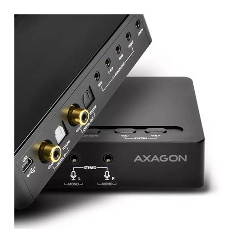 Axagon Ada Zewn Trzna Karta Dzwi Kowa Soundbox Usb Real Audio