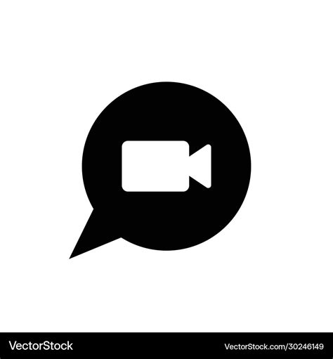 Video call icon Royalty Free Vector Image - VectorStock