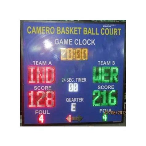 Aluminum LED Electronic Scoreboard, Shape: Square And Rectangle at Rs ...