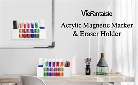 Amazon Viefantaisie Acrylic Magnetic Dry Erase Marker Holder