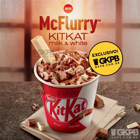 Mcdonalds Apresenta Novo Mcflurry Kitkat Branco E Ao Leite Geek