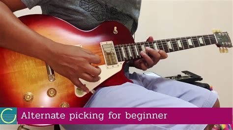 Guitar Practice Alternate Picking For Beginner Youtube