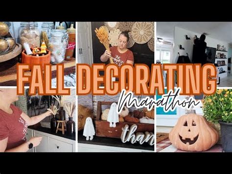 COZY FALL DECORATE WITH ME MARATHON 2023 FALL CLEAN DECORATE WITH