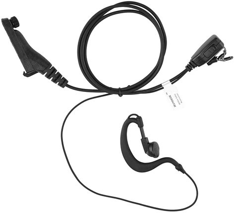 XPR 6350 G Shape Earpiece Headset PTT Mic For Motorola XPR 6550 6580